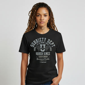 HW sobriety dept women tee