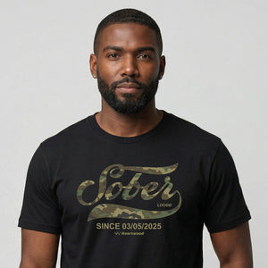 HW sober camo men tee